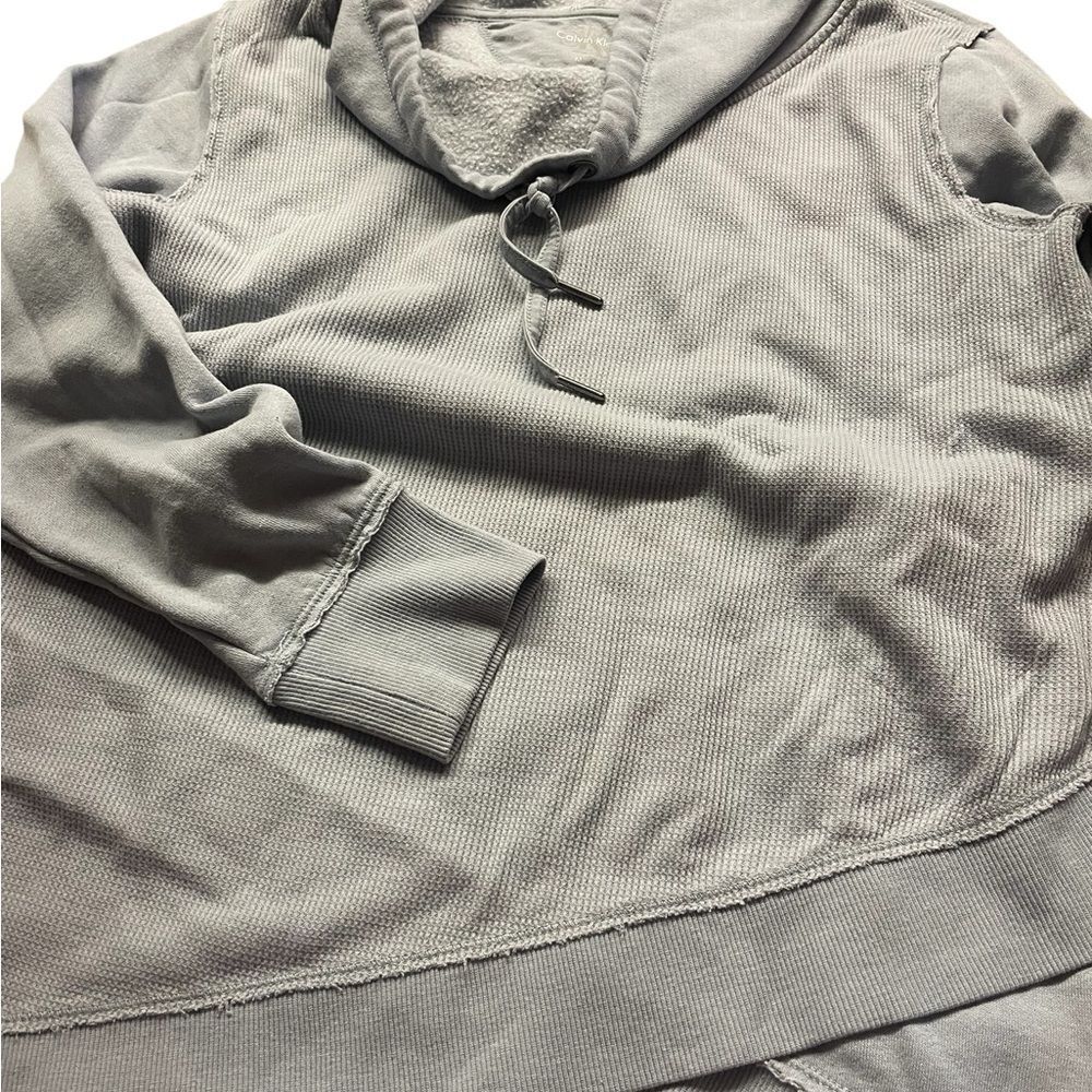 Calvin Klein Light blue Hooded Sweatshirt excellent condition sz Medium